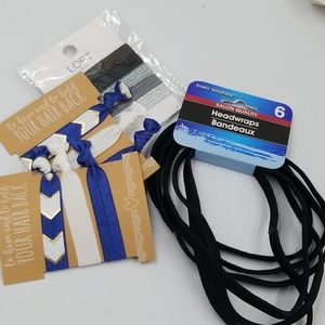 Hair Accessories Bundle Set : Ties, hearband